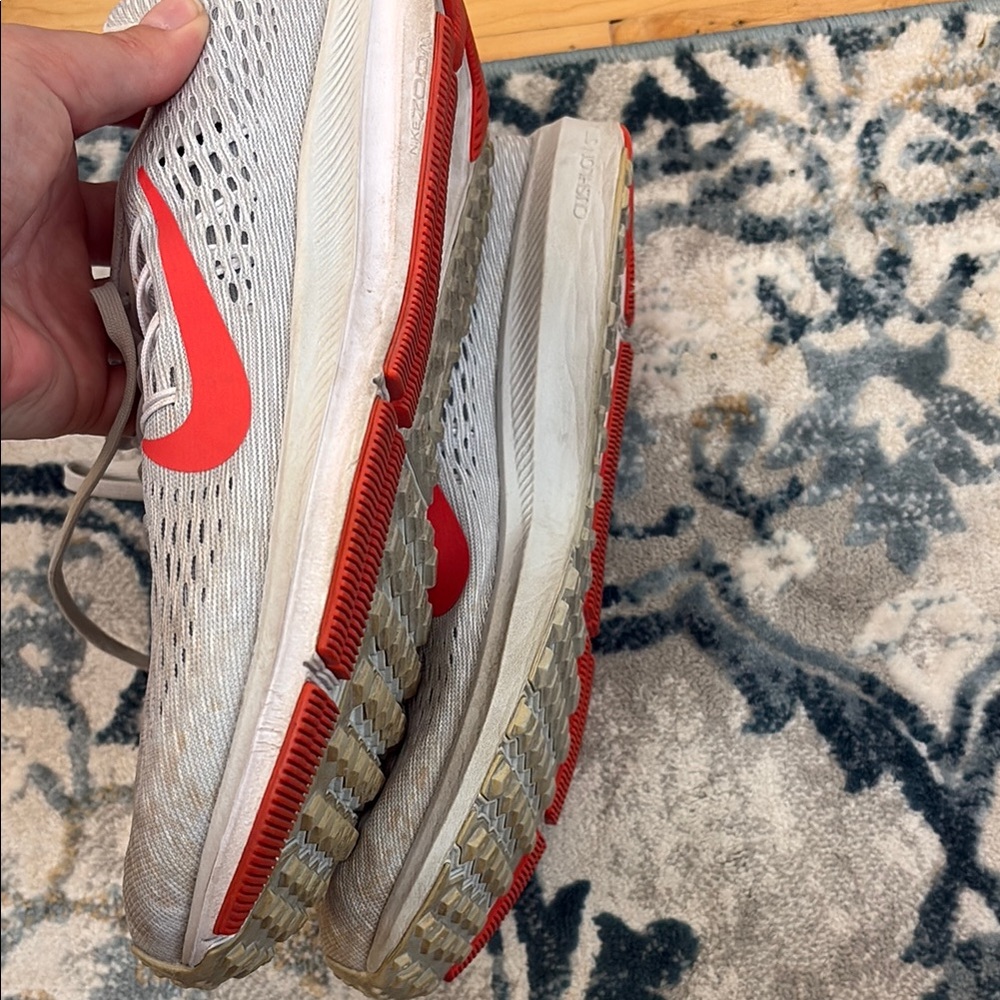 Nike Gray and Red Athletic Sneakers - Picture 7 of 7